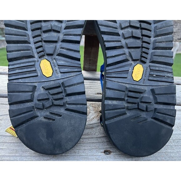 Chaco ZX/2 Men’s 9 Sport Sandals Stripe Peace Sign Blue/Yellow main image 8